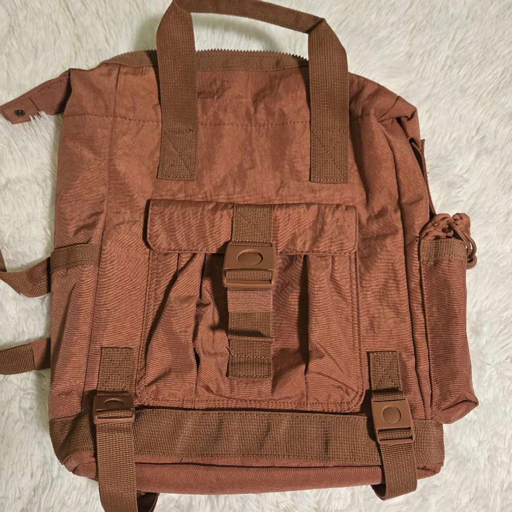 Tommy Bahama Terracotta Rust Nylon Laptop Backpack Travel Bag